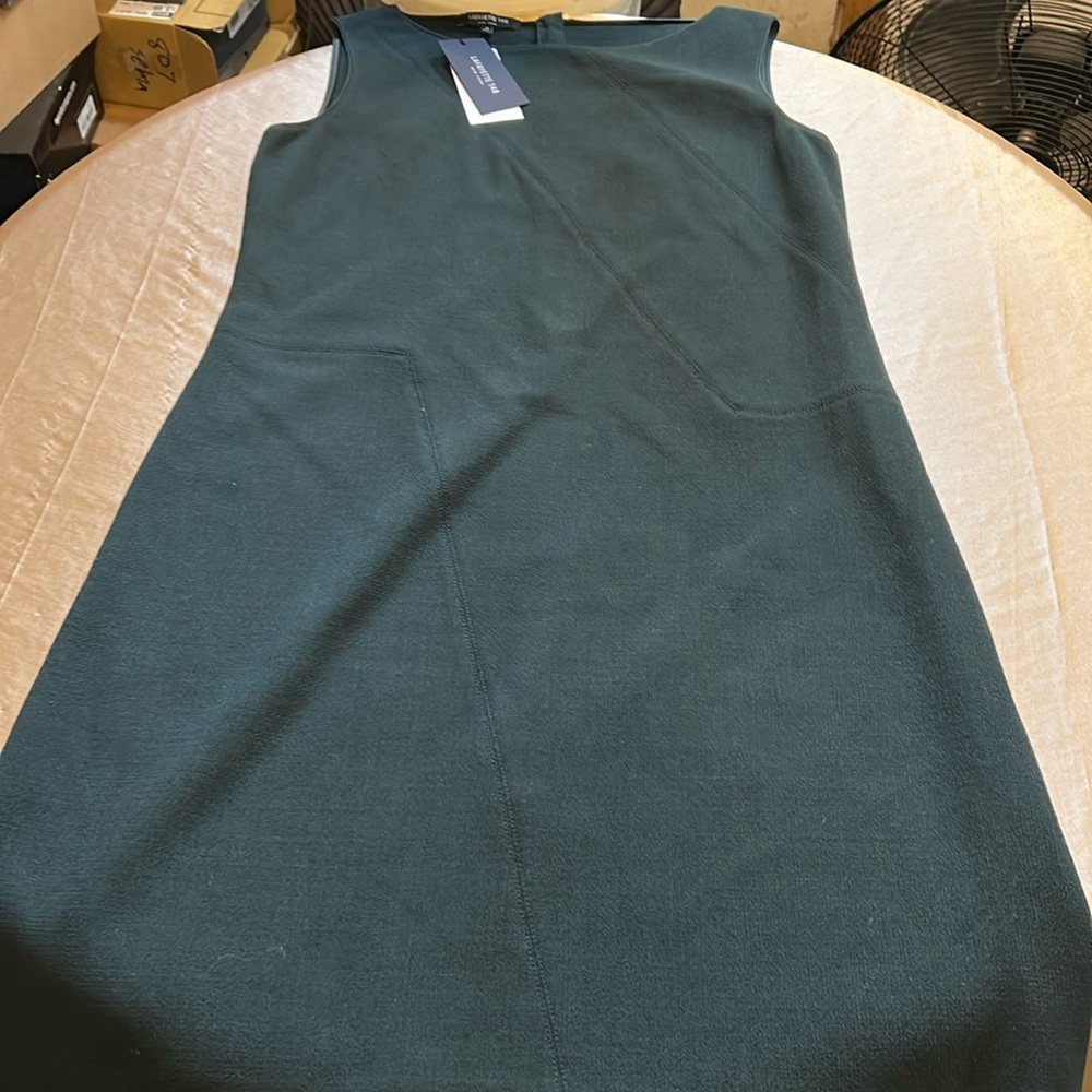 NWT LAFAYETTE 148 GREEN DRESS M
